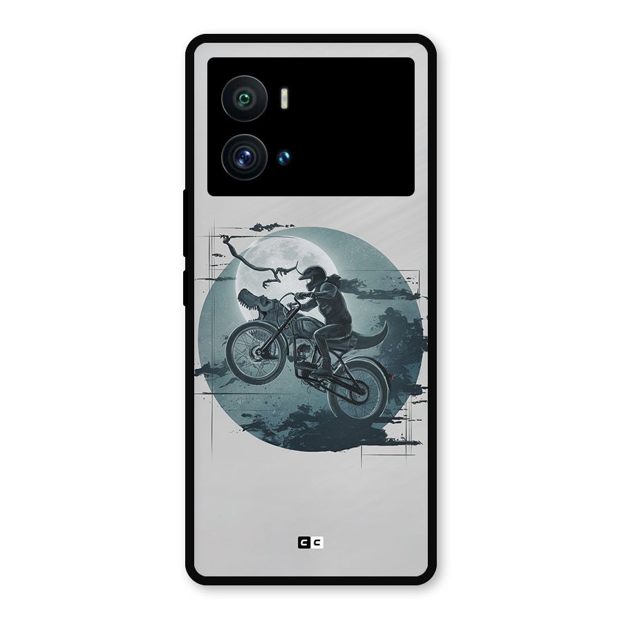 Dino Rider Metal Back Case for iQOO 9 Pro