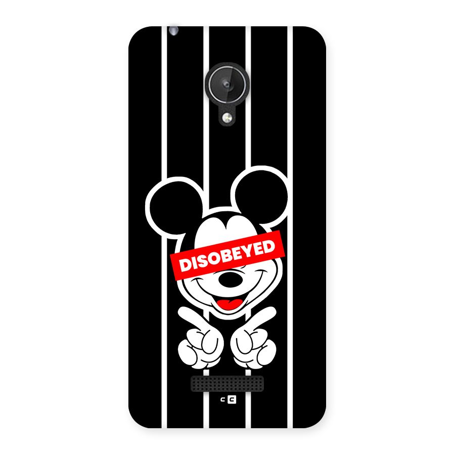 Disobeyed Micky Back Case for Canvas Spark Q380