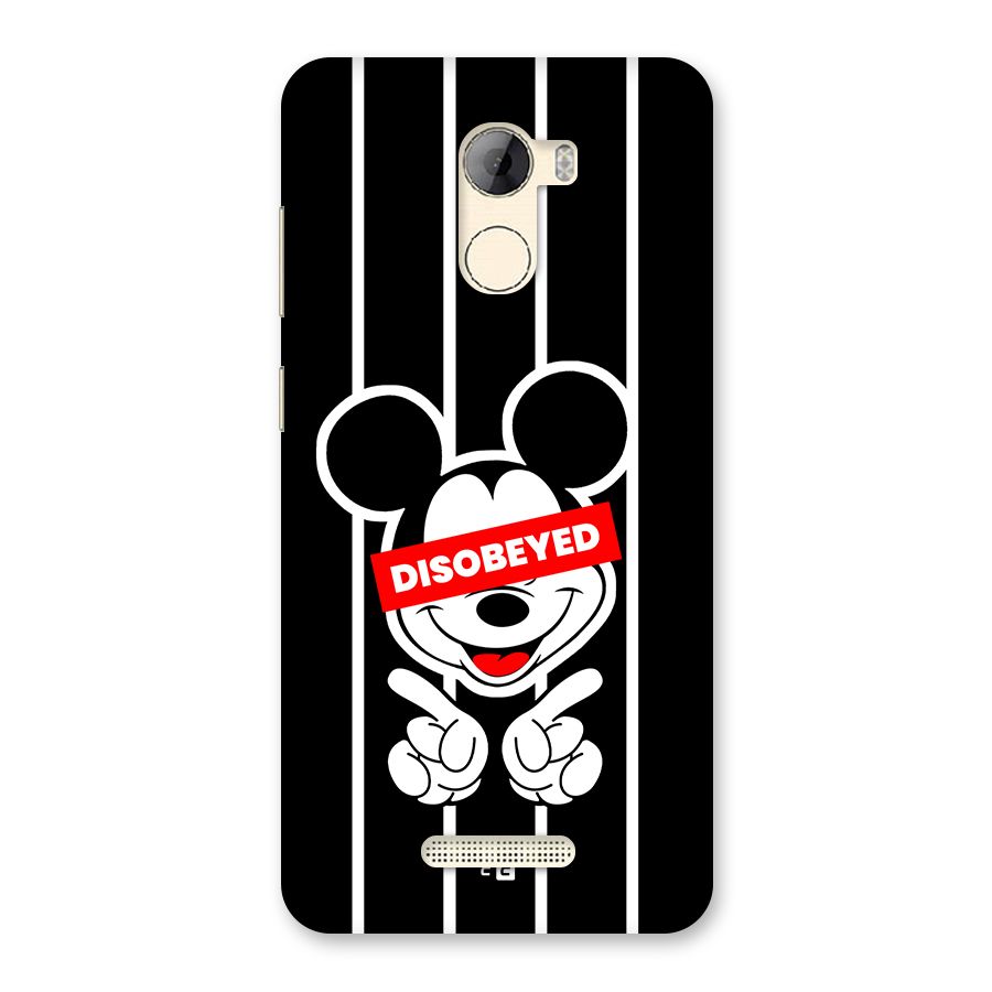Disobeyed Micky Back Case for Gionee A1 LIte