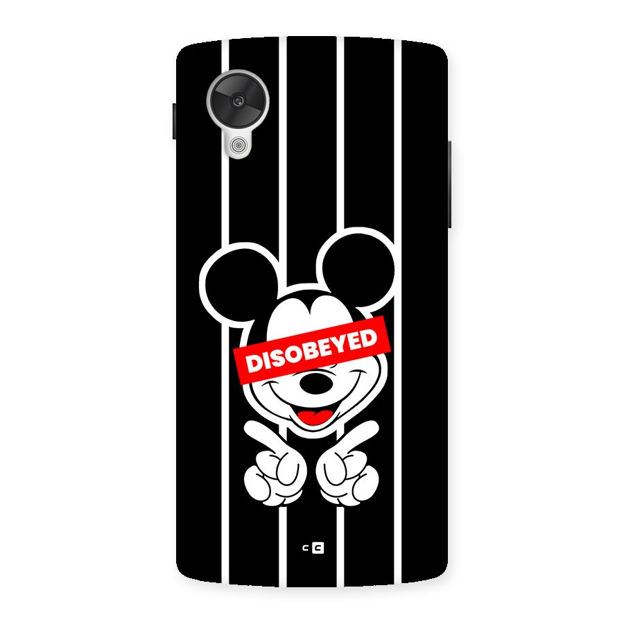 Disobeyed Micky Back Case for Google Nexus 5