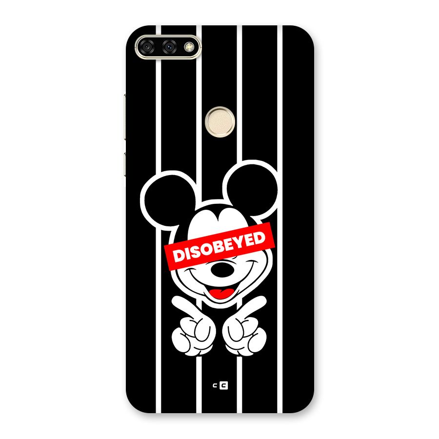 Disobeyed Micky Back Case for Honor 7A