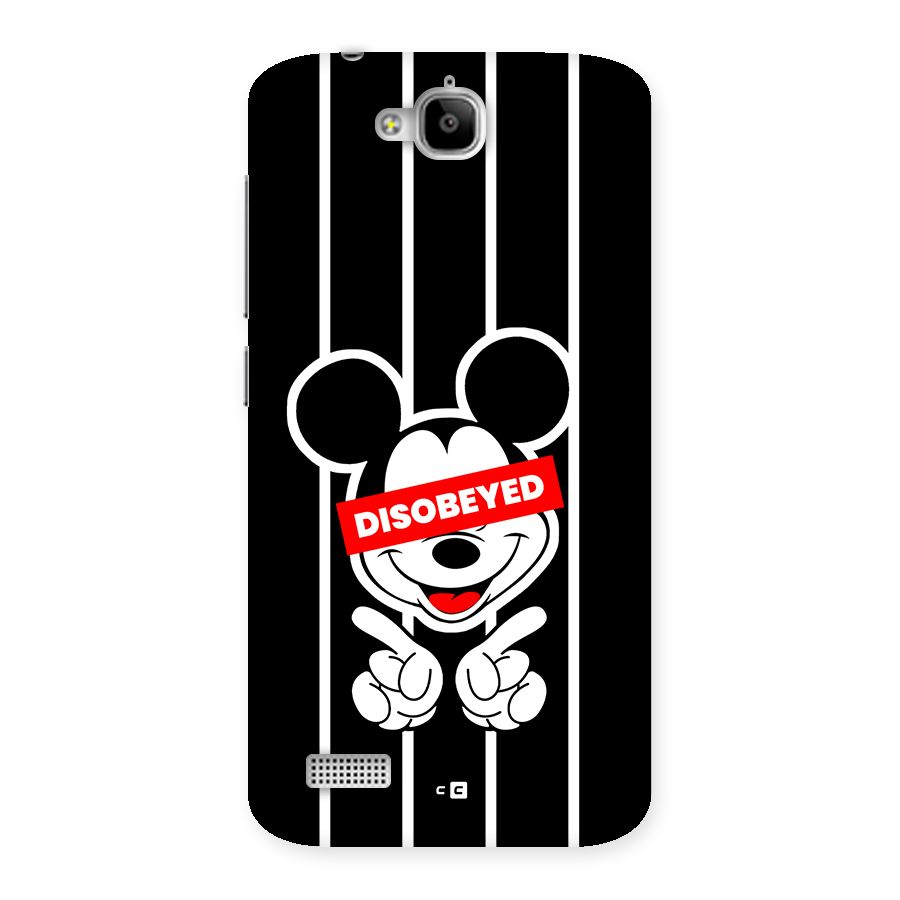 Disobeyed Micky Back Case for Honor Holly
