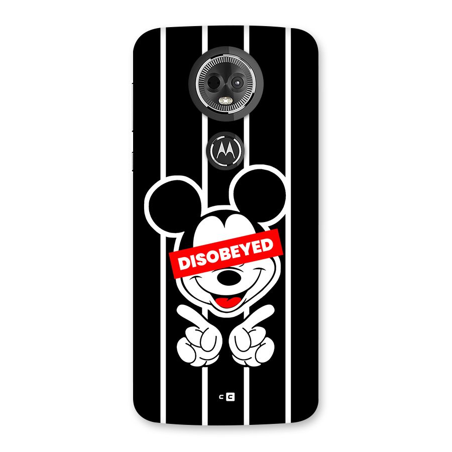 Disobeyed Micky Back Case for Moto E5 Plus