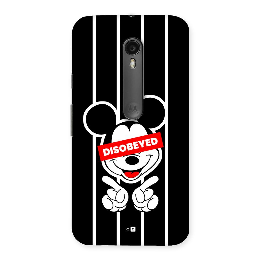 Disobeyed Micky Back Case for Moto G Turbo