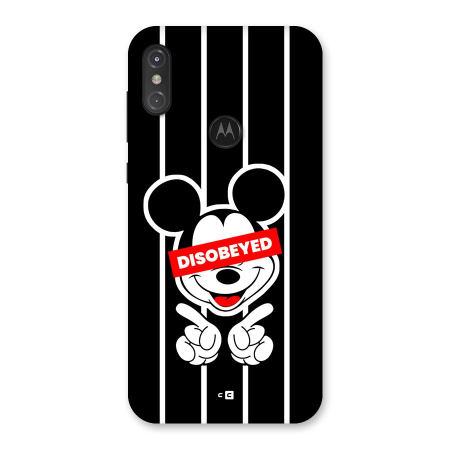 Disobeyed Micky Back Case for Motorola One Power