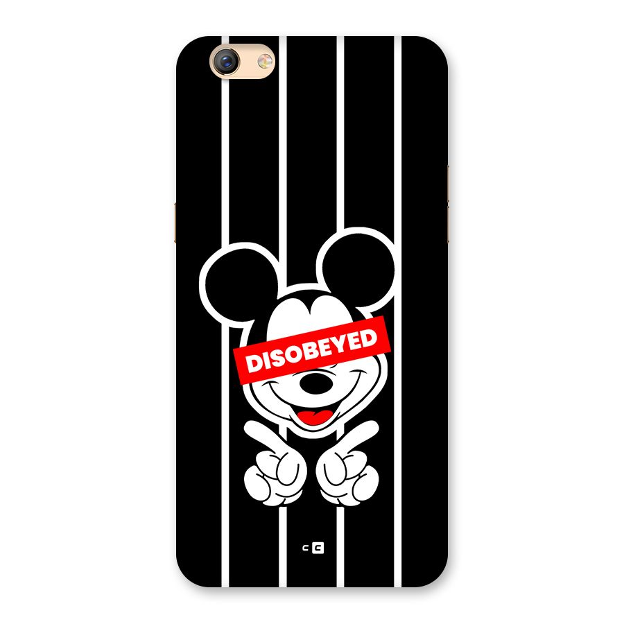 Disobeyed Micky Back Case for Oppo F3 Plus