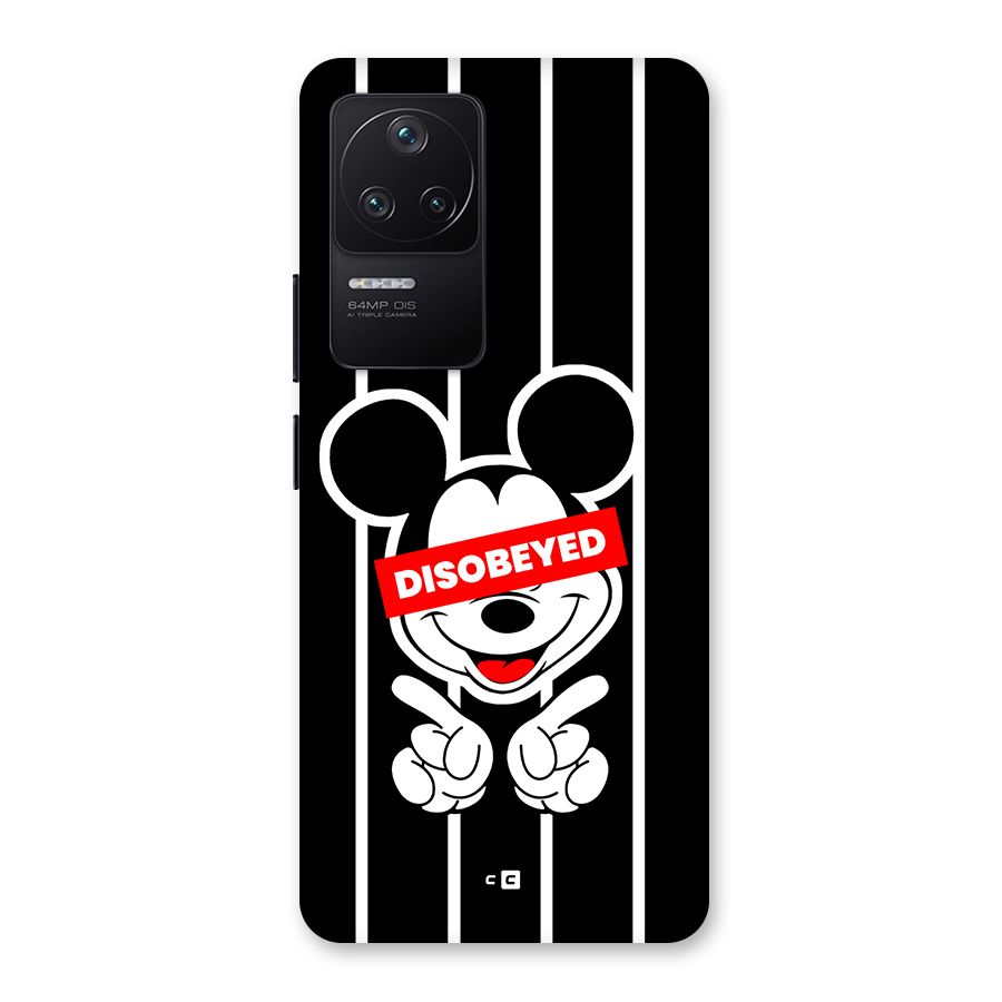Disobeyed Micky Back Case for Poco F4 5G