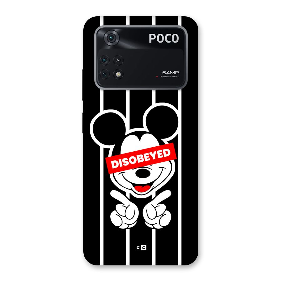 Disobeyed Micky Back Case for Poco M4 Pro 4G