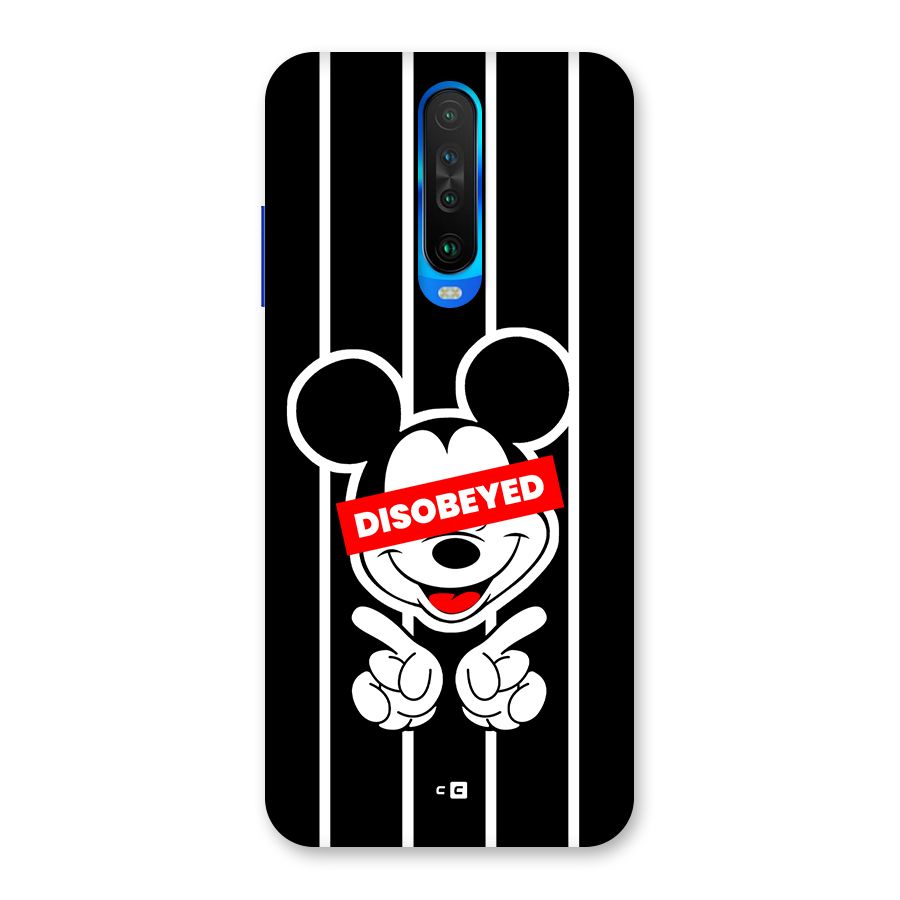 Disobeyed Micky Back Case for Poco X2