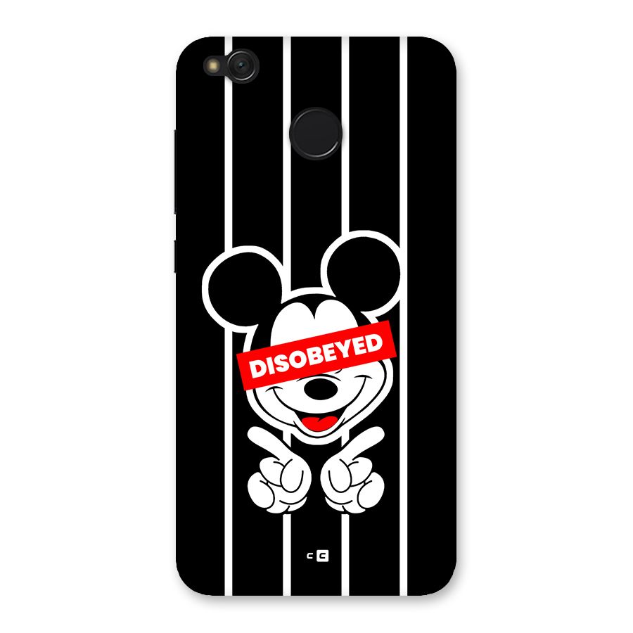 Disobeyed Micky Back Case for Redmi 4