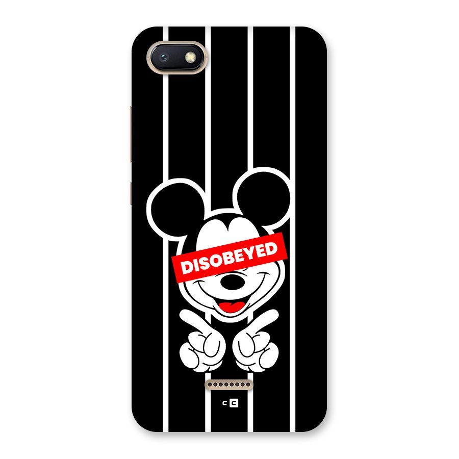 Disobeyed Micky Back Case for Redmi 6A