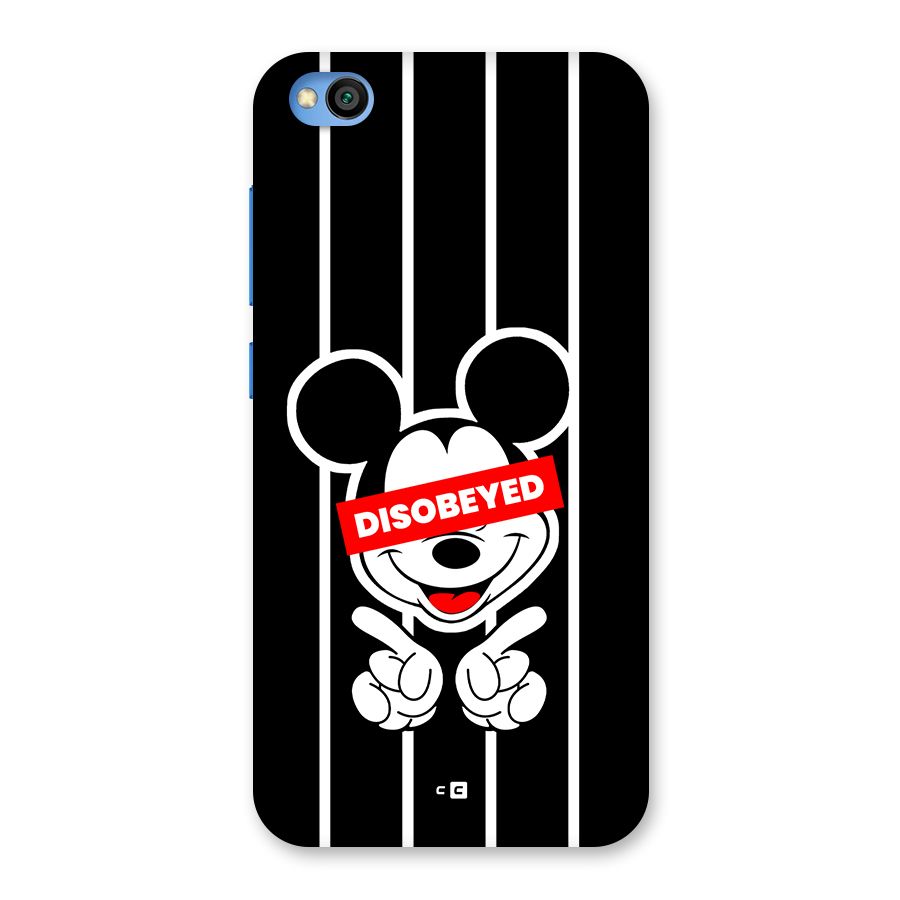 Disobeyed Micky Back Case for Redmi Go