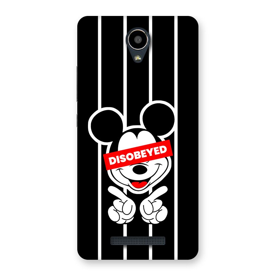 Disobeyed Micky Back Case for Redmi Note 2
