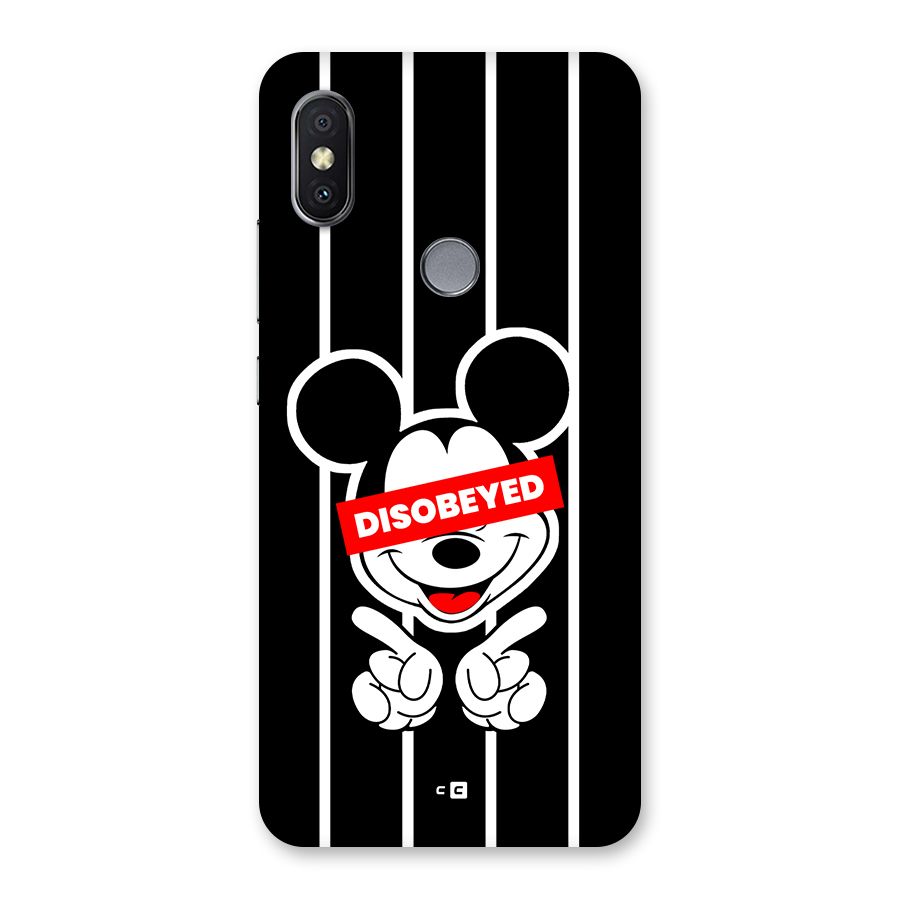 Disobeyed Micky Back Case for Redmi Y2
