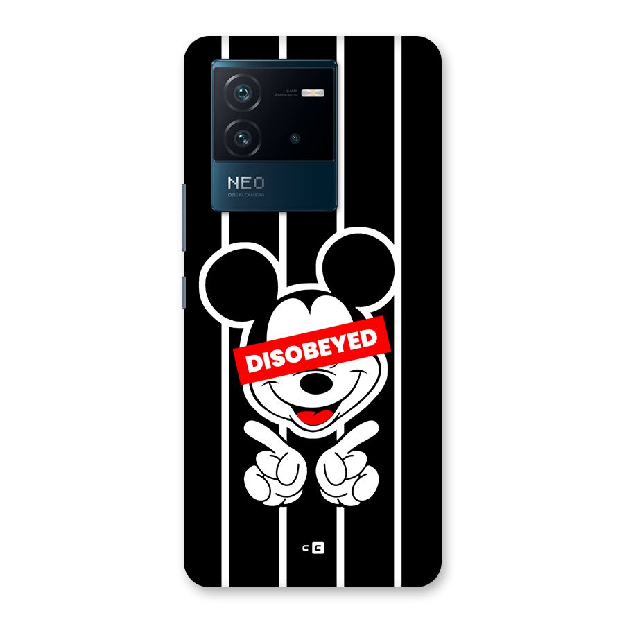 Disobeyed Micky Back Case for Vivo iQOO Neo 6 5G