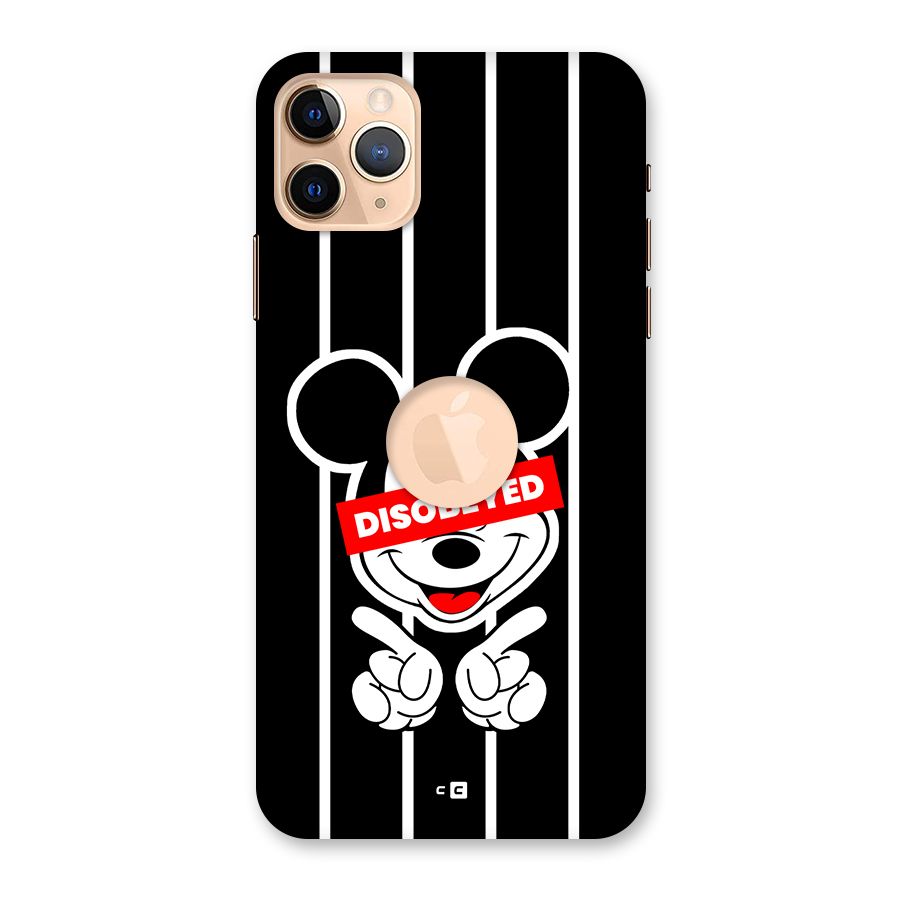 Disobeyed Micky Back Case for iPhone 11 Pro Max Logo Cut