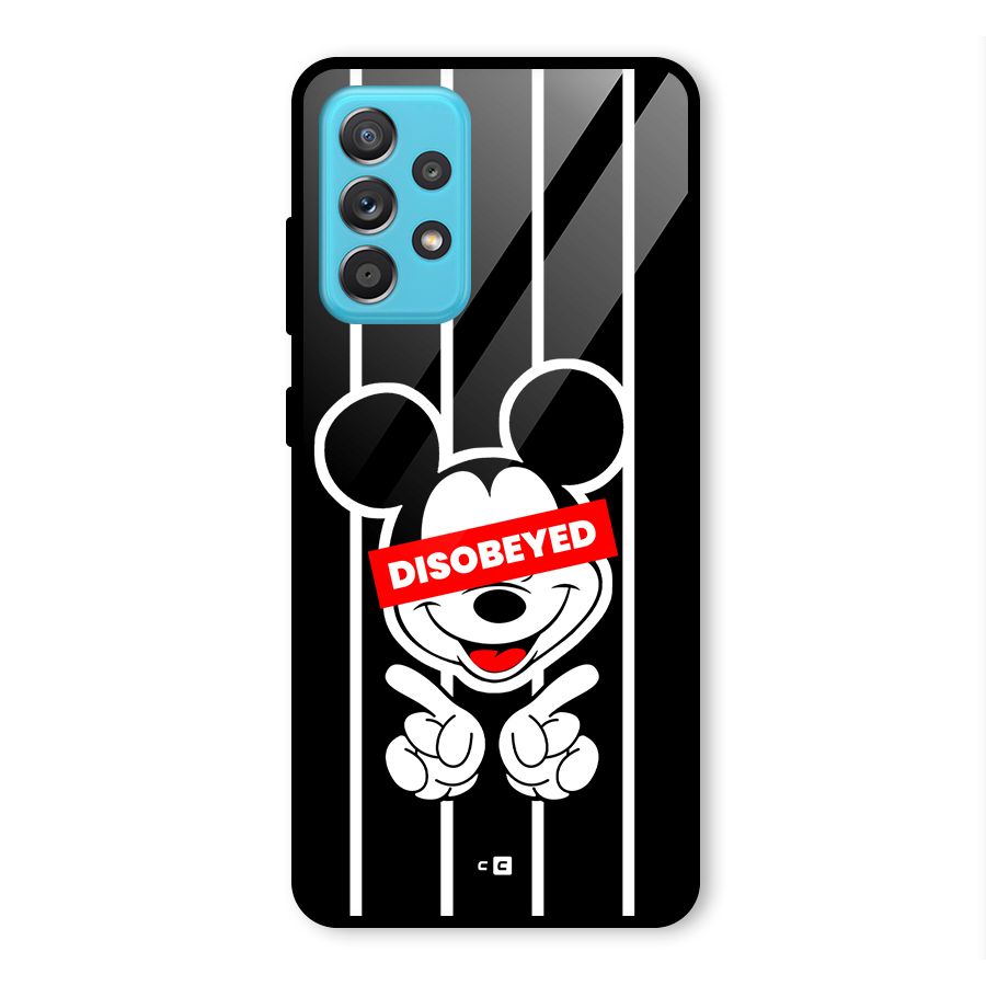 Disobeyed Micky Glass Back Case for Galaxy A52
