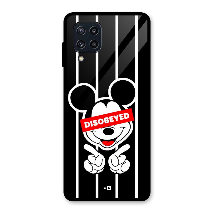Disobeyed Micky Glass Back Case for Galaxy M32