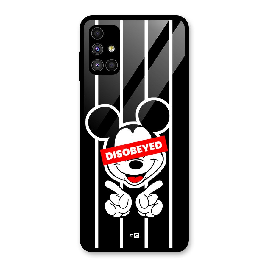 Disobeyed Micky Glass Back Case for Galaxy M51