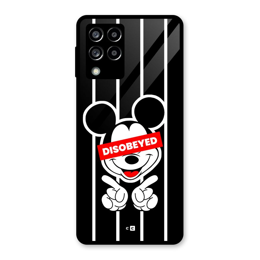 Disobeyed Micky Glass Back Case for Galaxy M53 5G