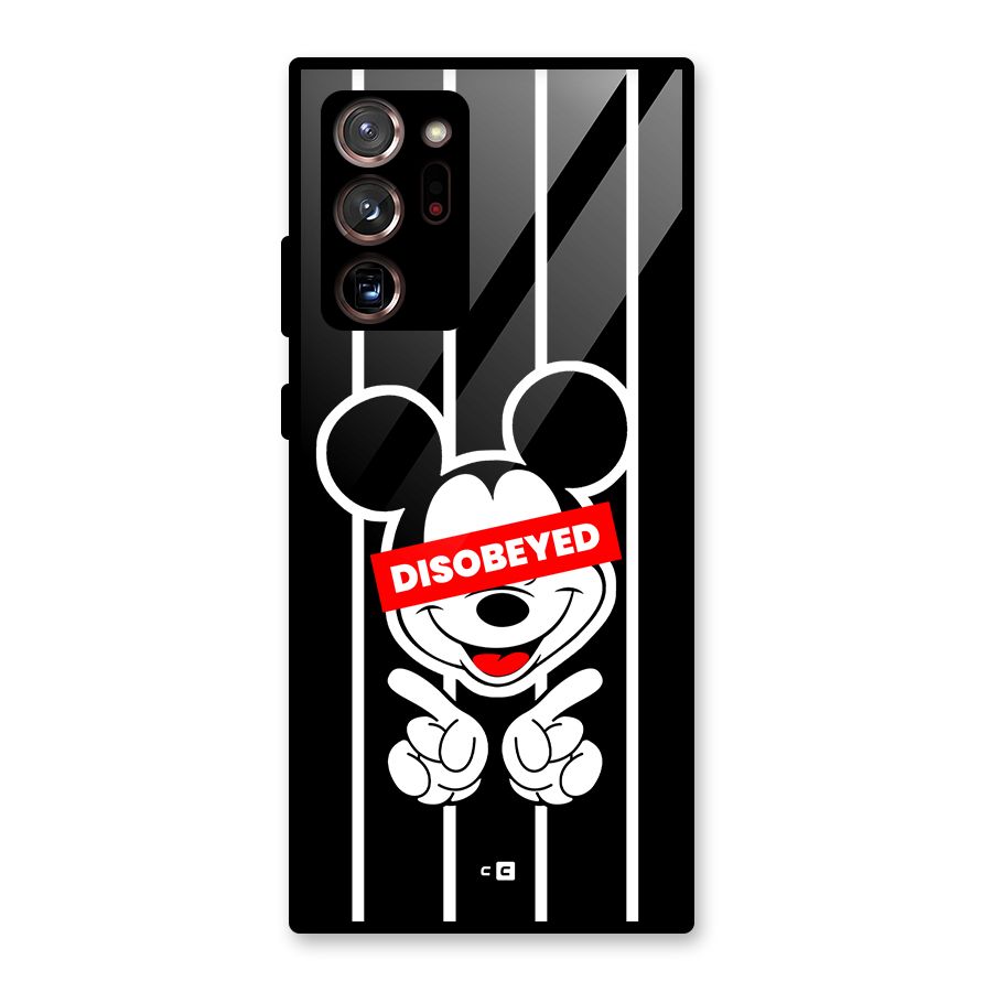 Disobeyed Micky Glass Back Case for Galaxy Note 20 Ultra 5G