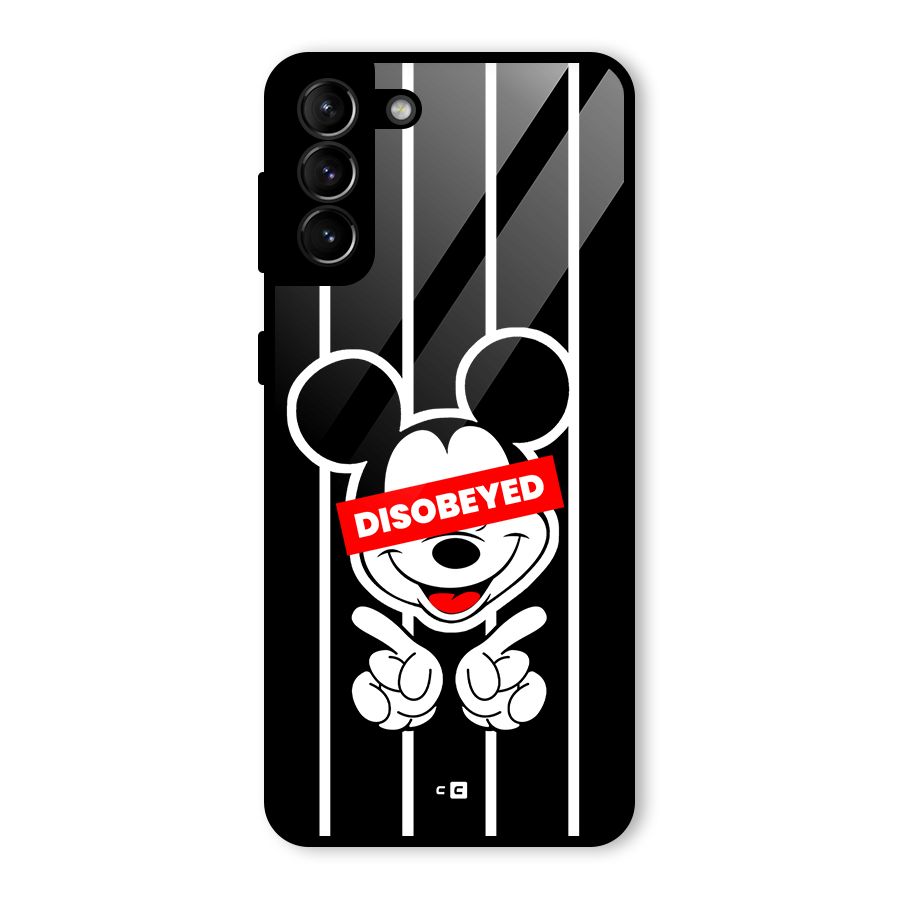 Disobeyed Micky Glass Back Case for Galaxy S21 Plus