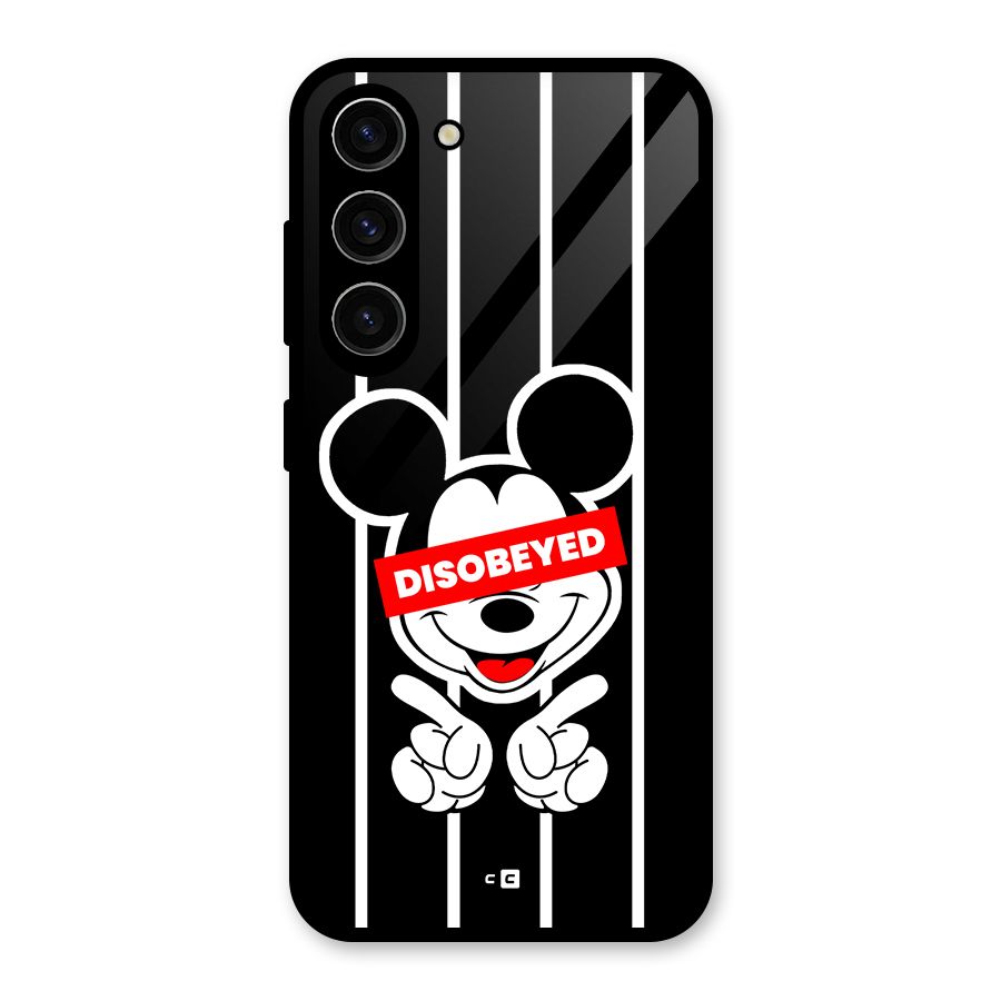 Disobeyed Micky Glass Back Case for Galaxy S23