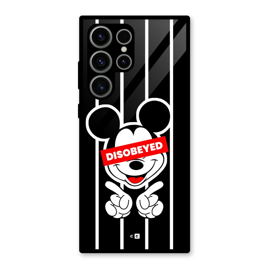 Disobeyed Micky Glass Back Case for Galaxy S23 Ultra