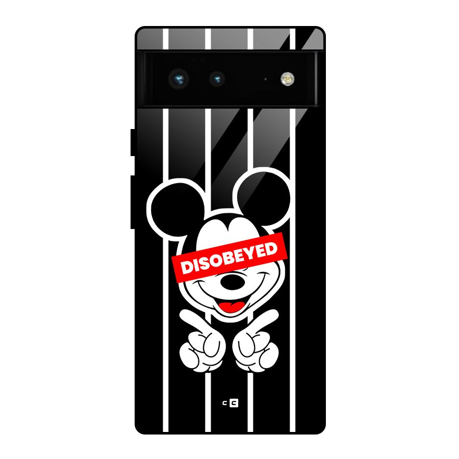 Disobeyed Micky Glass Back Case for Google Pixel 6