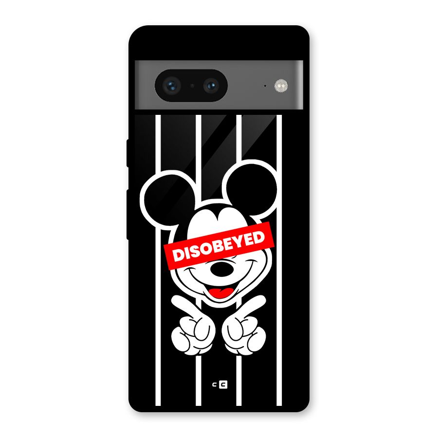 Disobeyed Micky Glass Back Case for Google Pixel 7