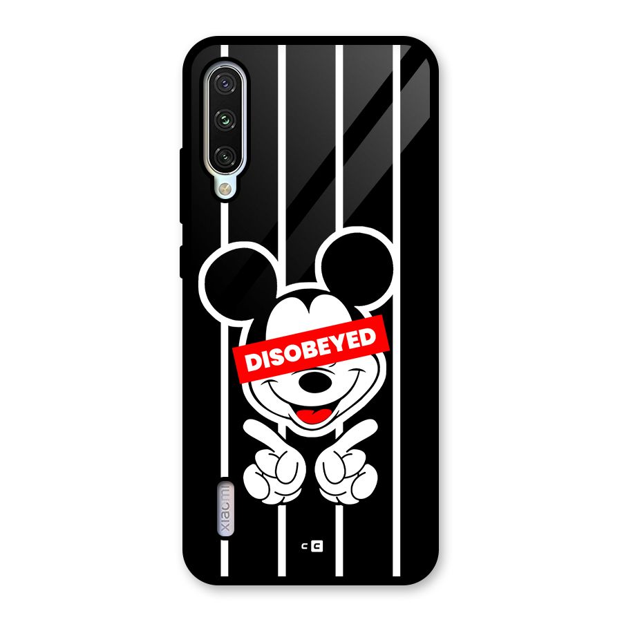 Disobeyed Micky Glass Back Case for Mi A3