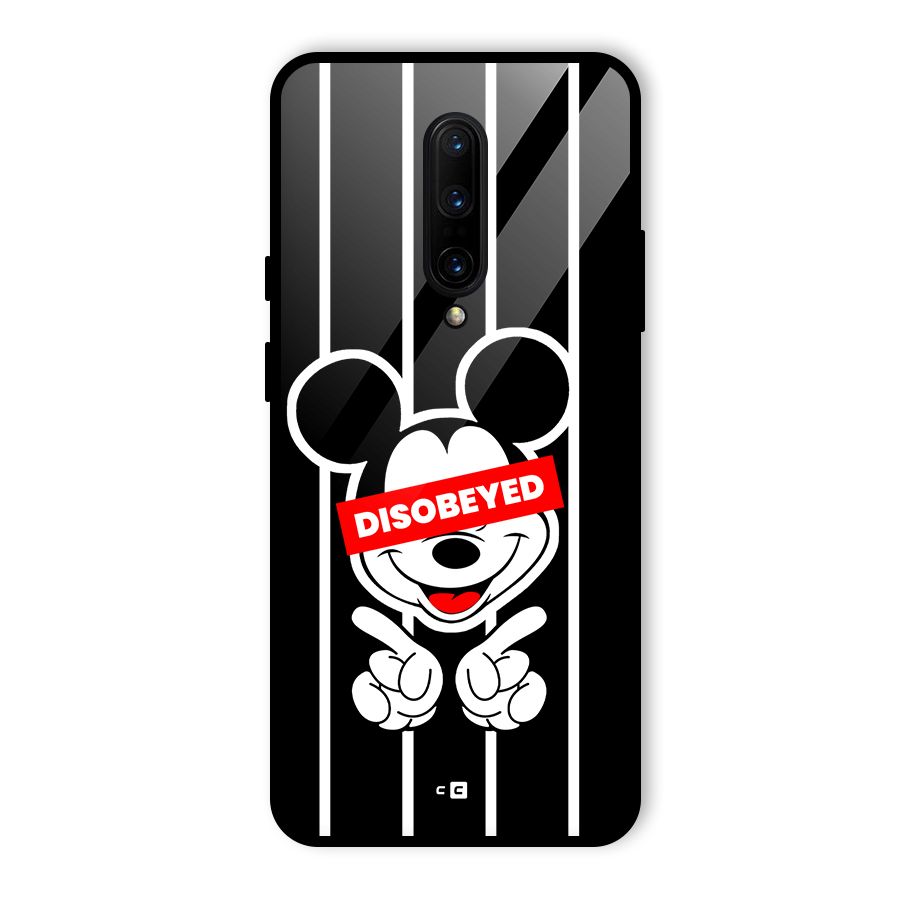 Disobeyed Micky Glass Back Case for OnePlus 7 Pro