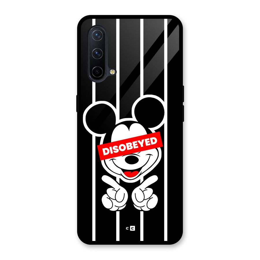 Disobeyed Micky Glass Back Case for OnePlus Nord CE 5G