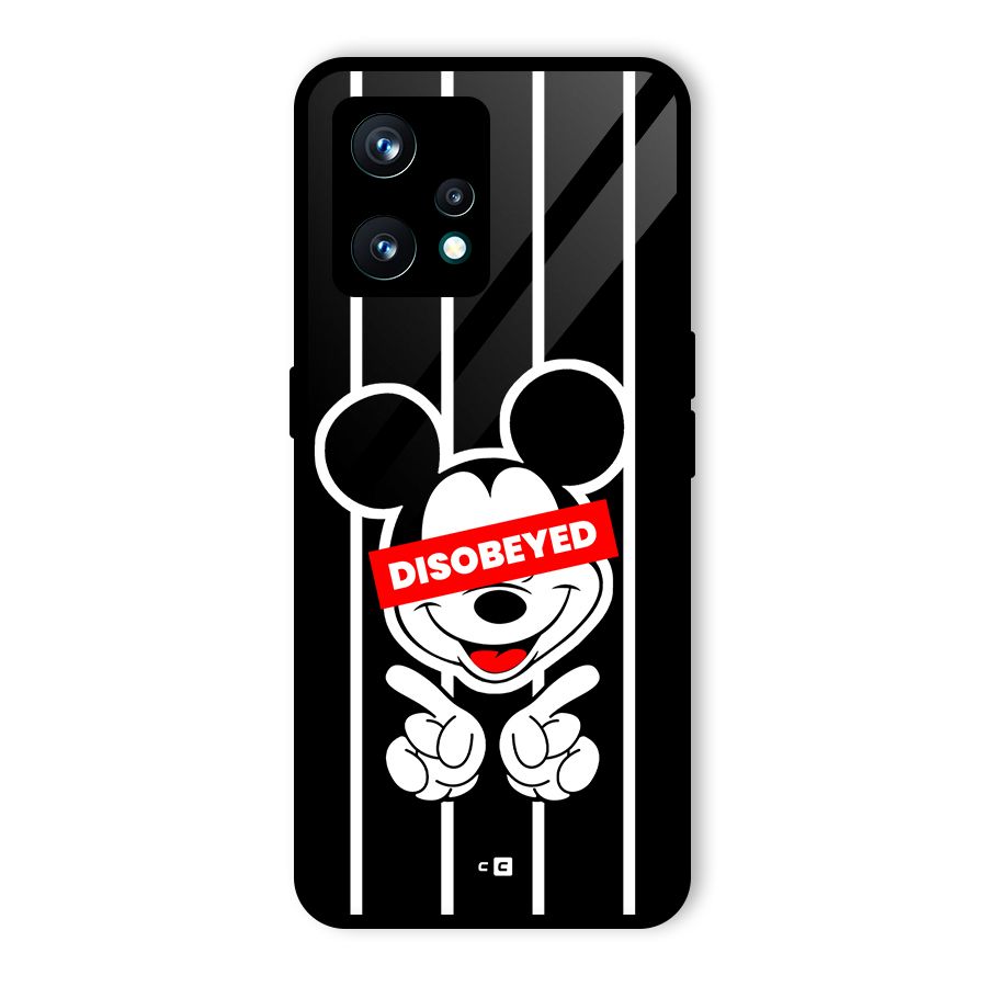 Disobeyed Micky Glass Back Case for Realme 9 Pro Plus 5G