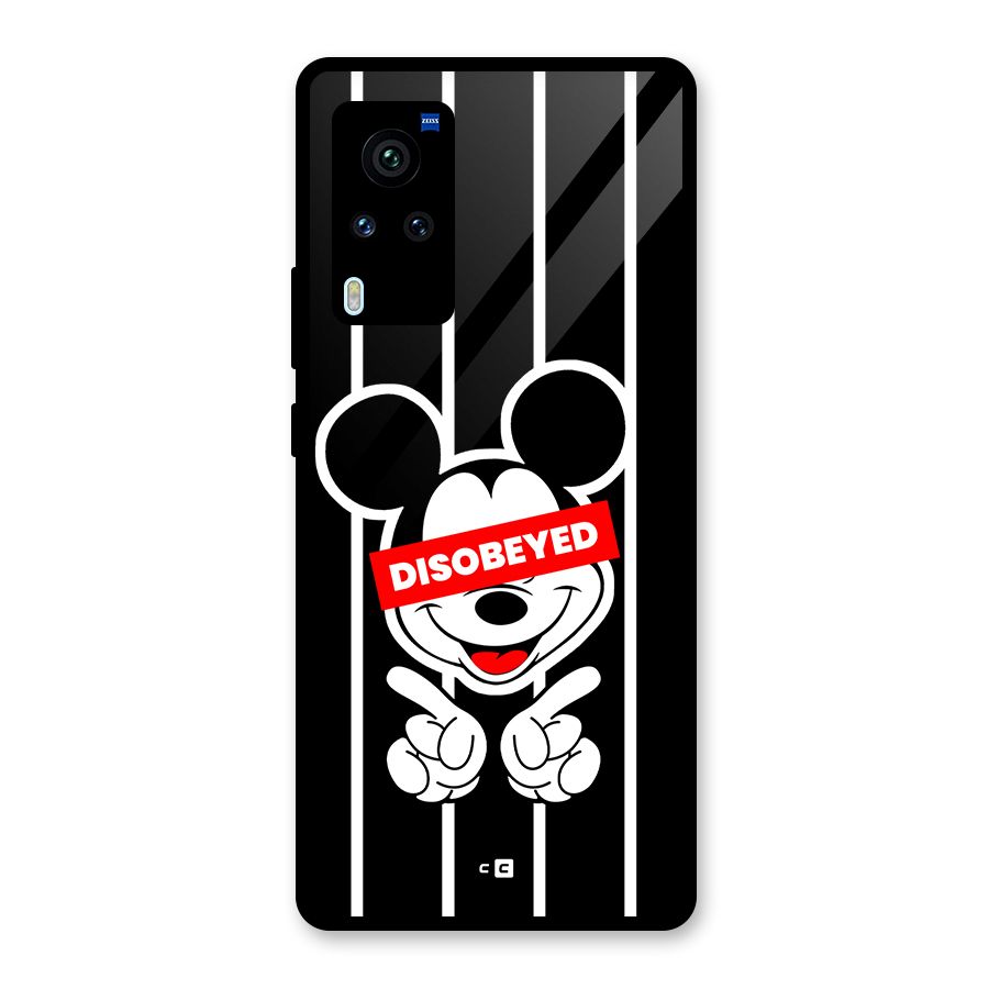 Disobeyed Micky Glass Back Case for Vivo X60 Pro