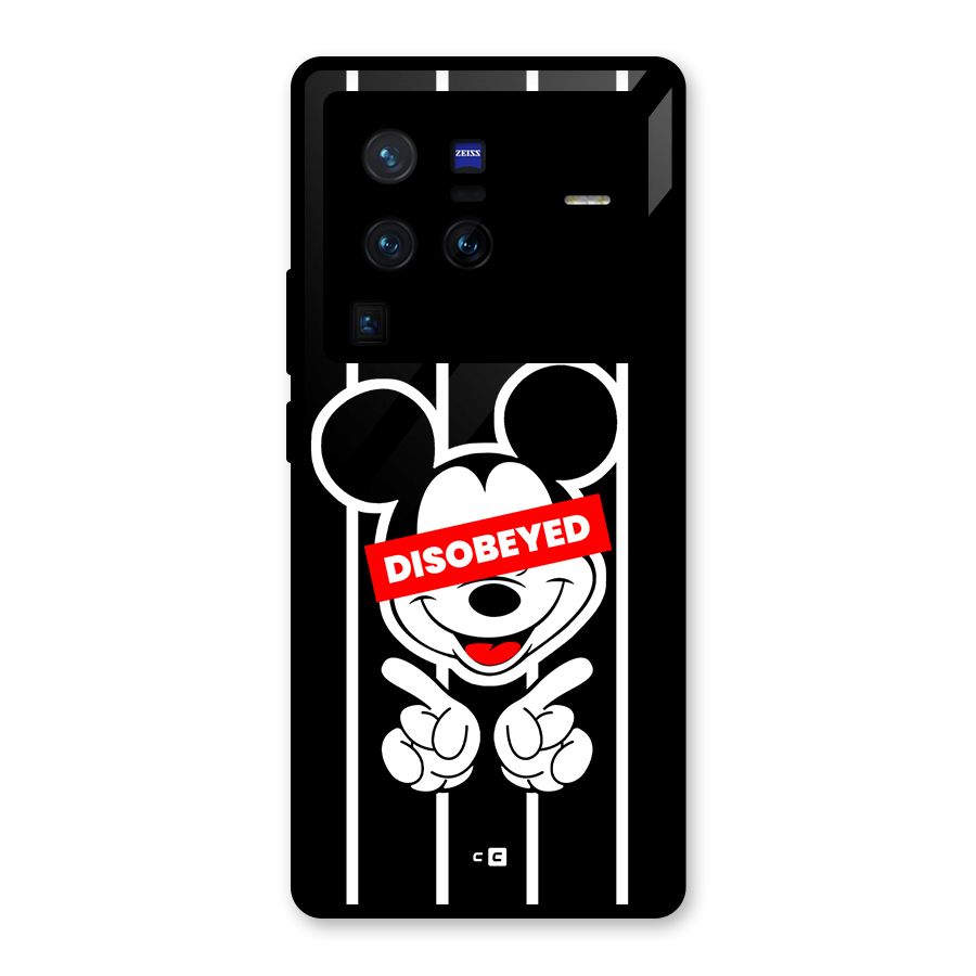 Disobeyed Micky Glass Back Case for Vivo X80 Pro