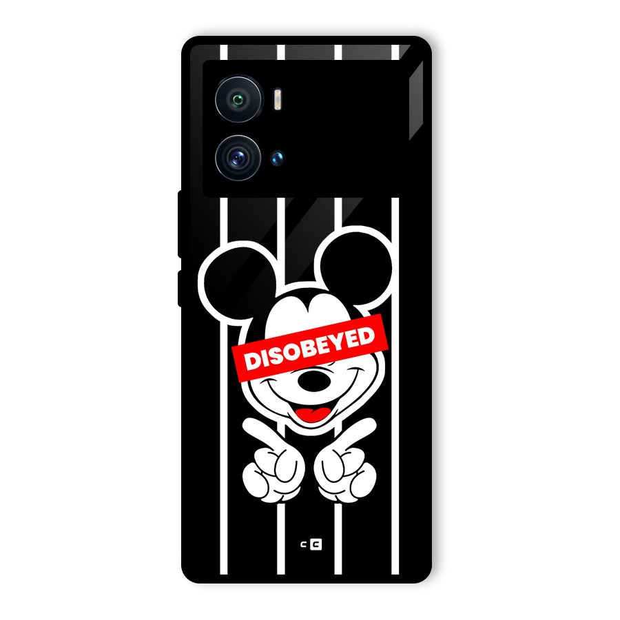 Disobeyed Micky Glass Back Case for Vivo iQOO 9 Pro