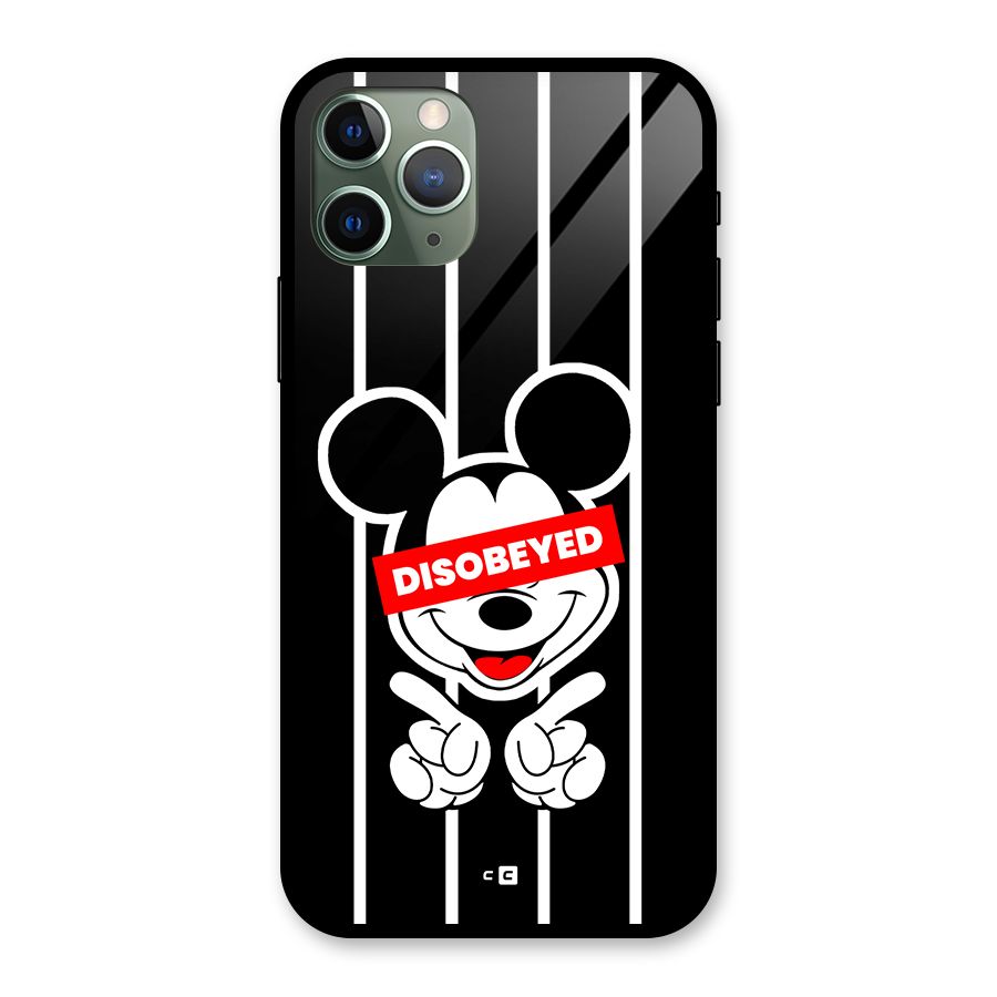 Disobeyed Micky Glass Back Case for iPhone 11 Pro