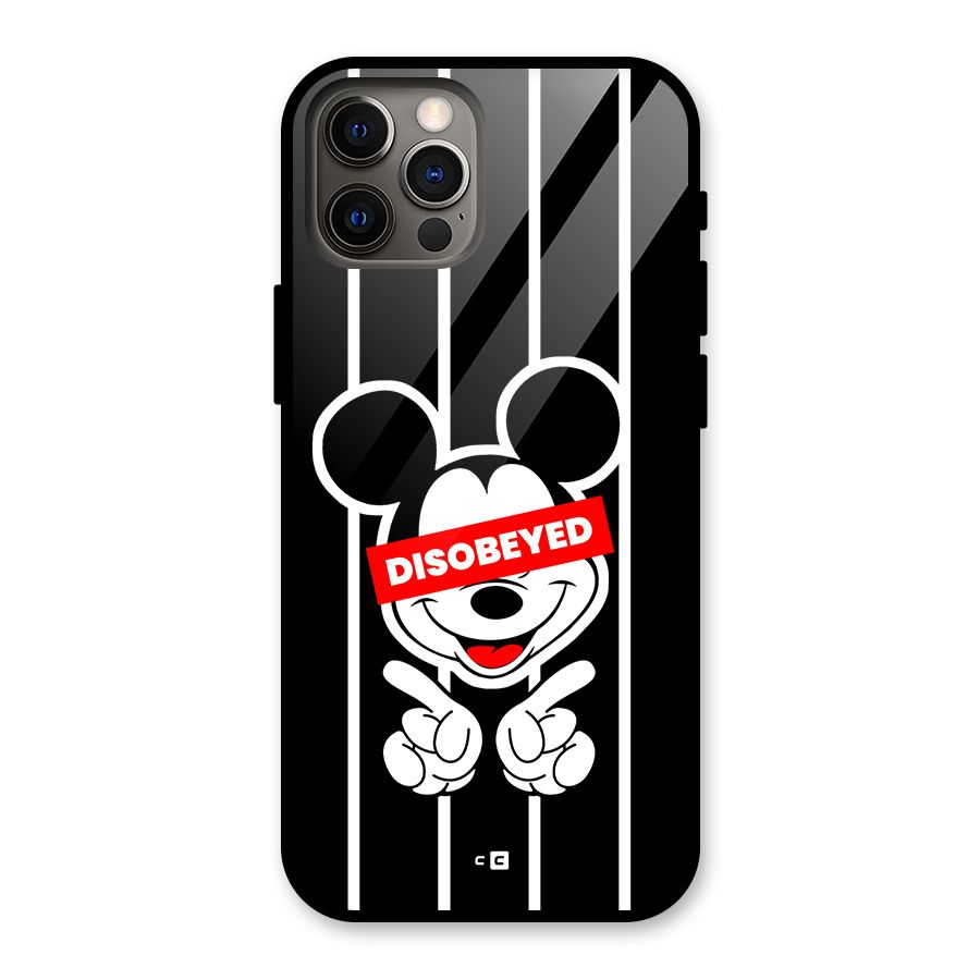 Disobeyed Micky Glass Back Case for iPhone 12 Pro