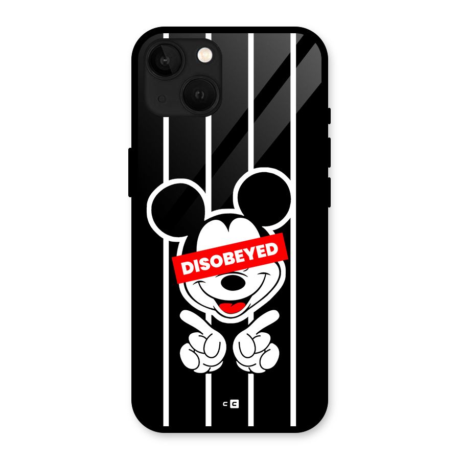 Disobeyed Micky Glass Back Case for iPhone 13