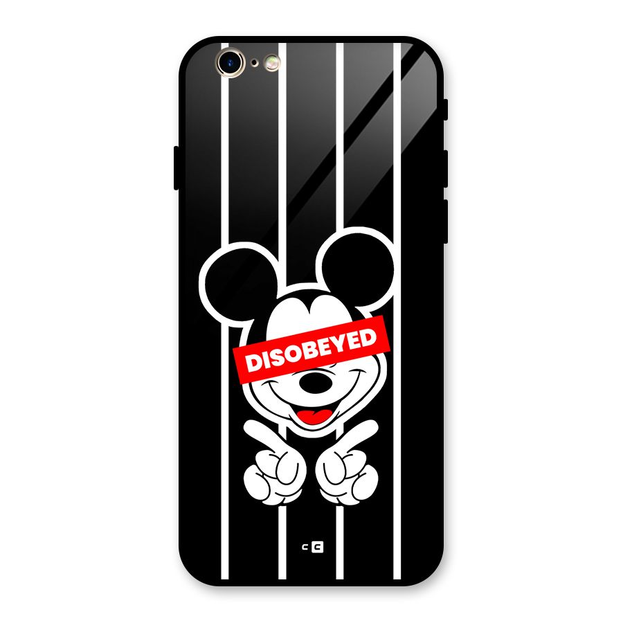 Disobeyed Micky Glass Back Case for iPhone 6 6S