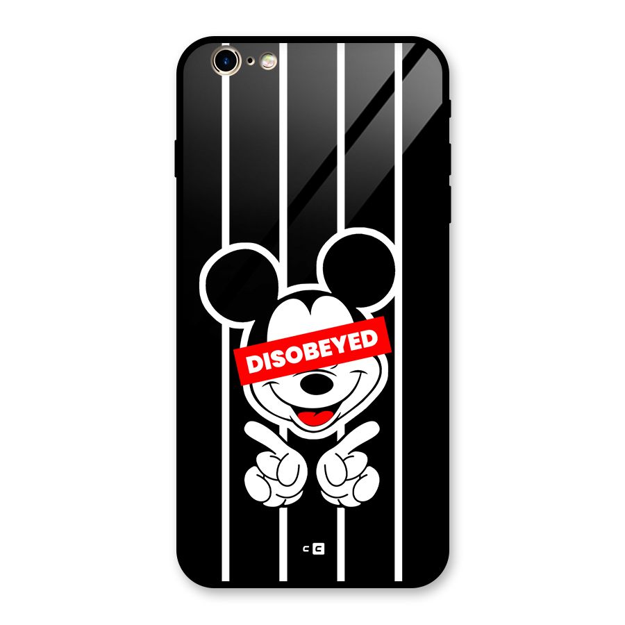 Disobeyed Micky Glass Back Case for iPhone 6 Plus 6S Plus