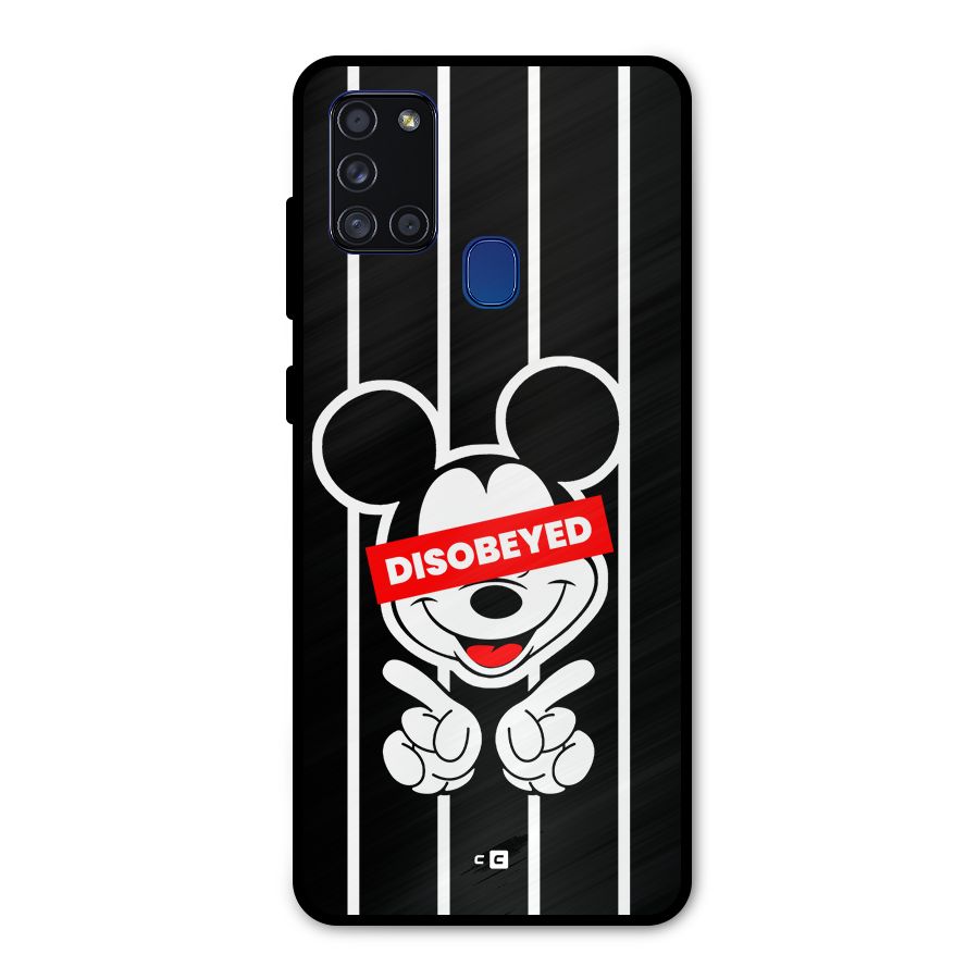 Disobeyed Micky Metal Back Case for Galaxy A21s