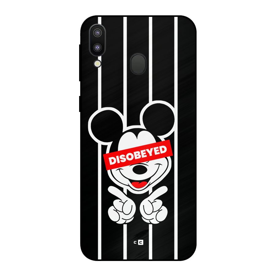 Disobeyed Micky Metal Back Case for Galaxy M20