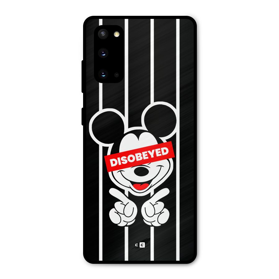 Disobeyed Micky Metal Back Case for Galaxy S20