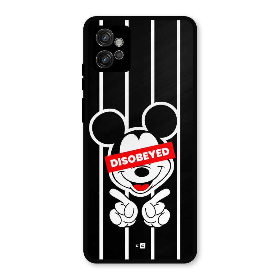 Disobeyed Micky Metal Back Case for Moto G32