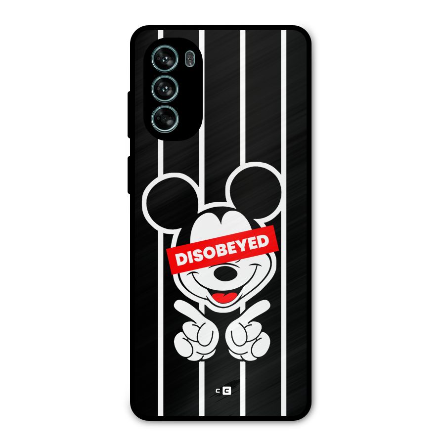 Disobeyed Micky Metal Back Case for Moto G62