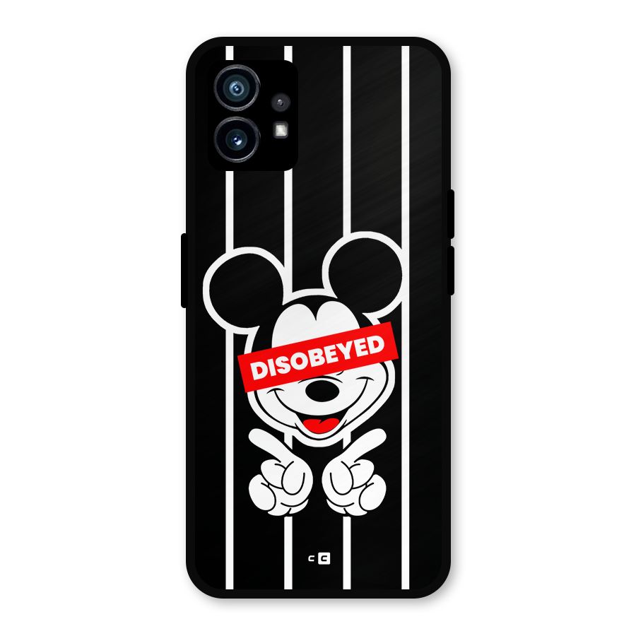 Disobeyed Micky Metal Back Case for Nothing Phone 1