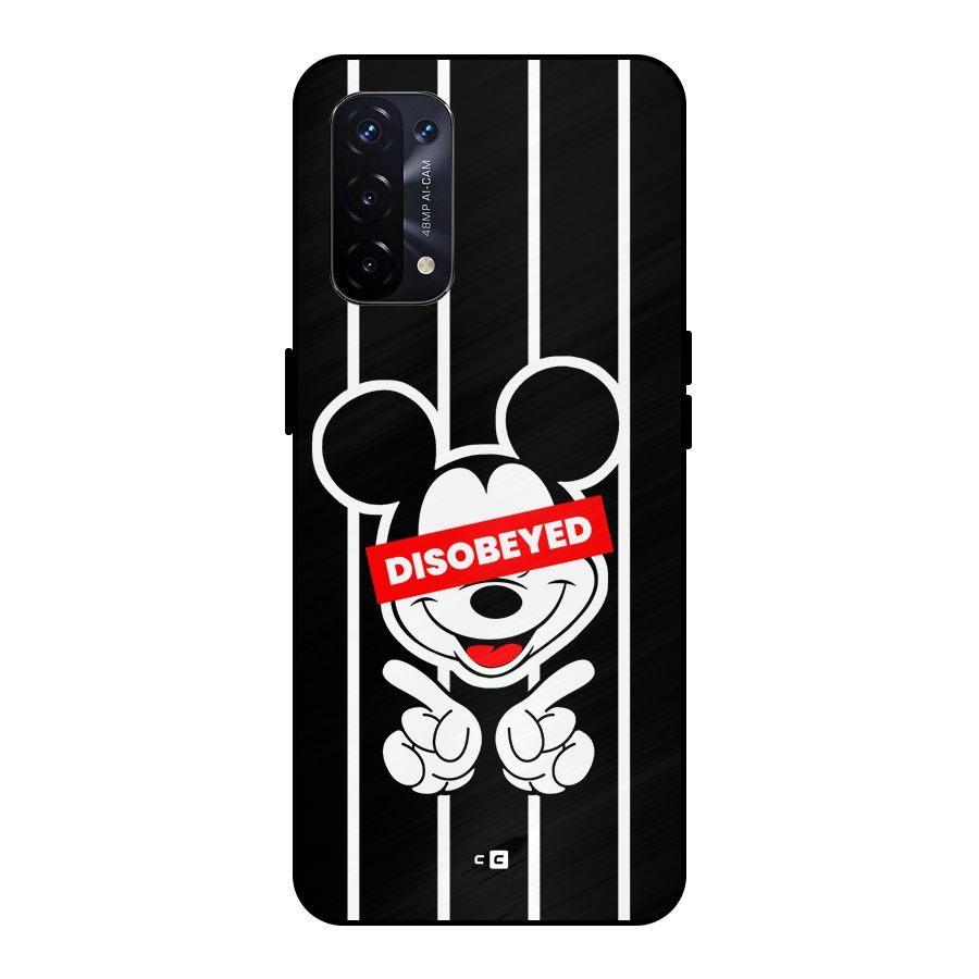Disobeyed Micky Metal Back Case for Oppo A74 5G