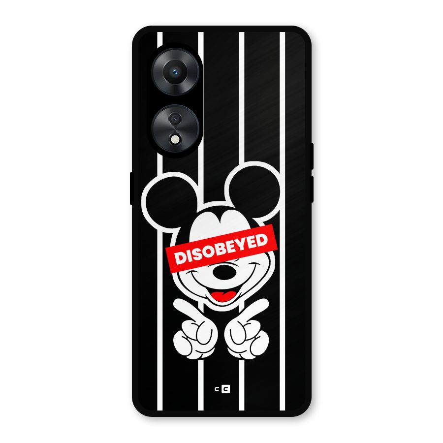 Disobeyed Micky Metal Back Case for Oppo A78